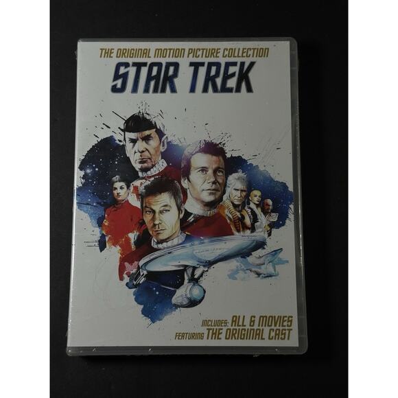 Star Trek: Original Motion Picture Collection 6 Blu-ray 50th Anniversary Set - Picture 1 of 2